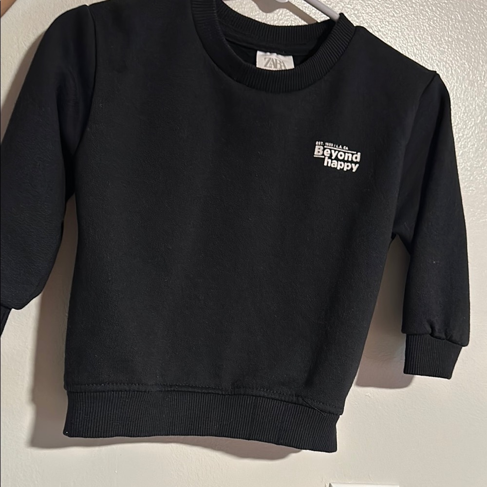 Zara Kids Black Sweatshirt